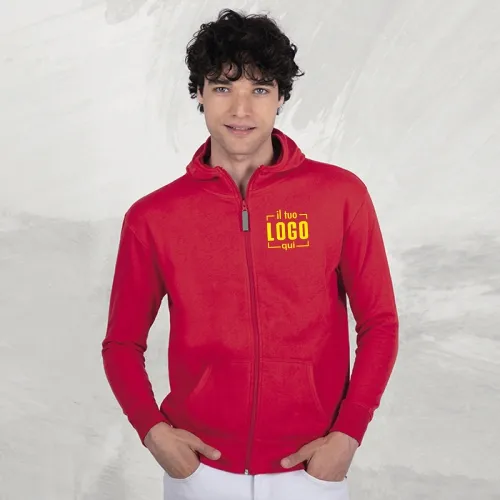 Felpa Uomo con Cappuccio Personalizzata